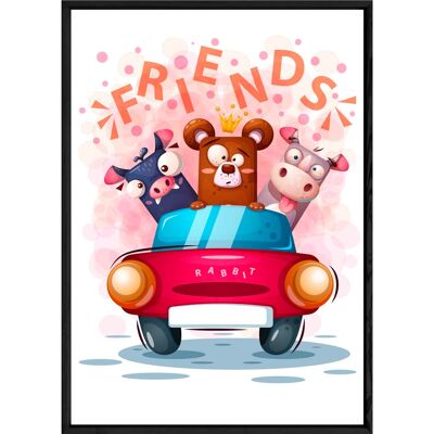 Bear animal painting – 23x32 4178