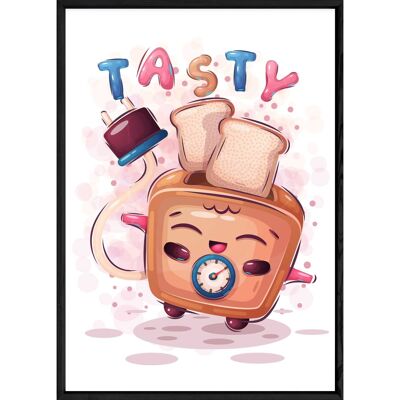 Grafico del cibo per toast – 23x32 4445