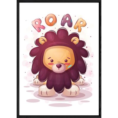 Tableau animal lion – 23x32 21271507