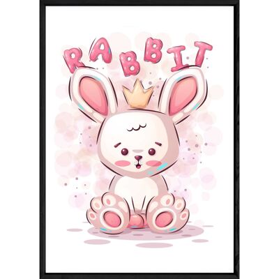 Tableau animal lapin – 23x32 20989734