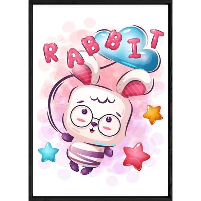 Rabbit Animal Painting – 23x32 4337