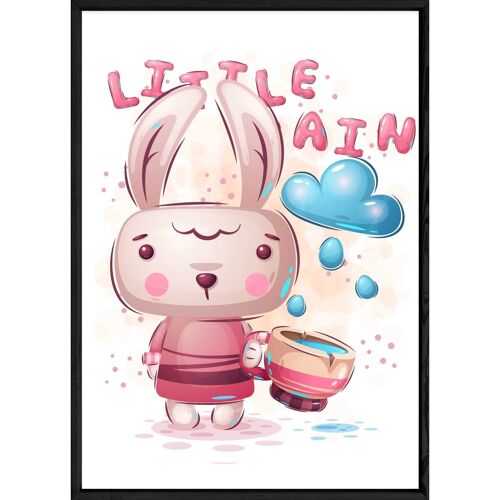 Tableau animal lapin – 23x32 4587