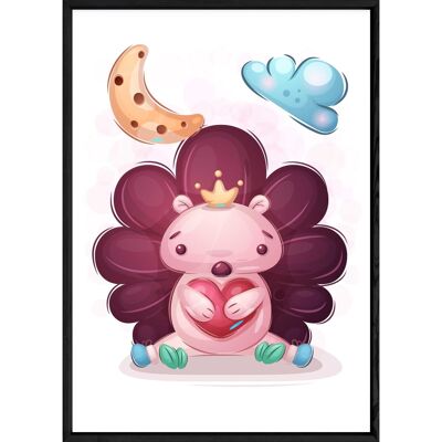 Hedgehog animal painting – 23x32 4515