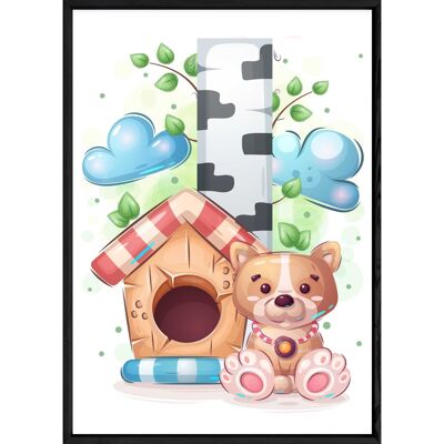 Cuadro animal perro – 23x32 4529