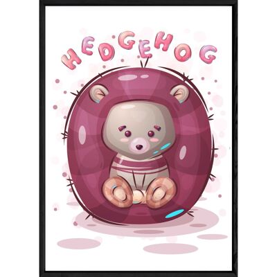 Hedgehog animal painting – 23x32 921874