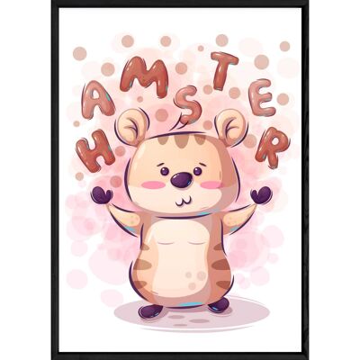 Animal hamster painting – 23x32 4204