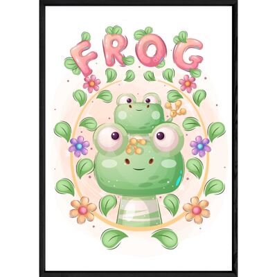 Frog animal painting – 23x32 4624