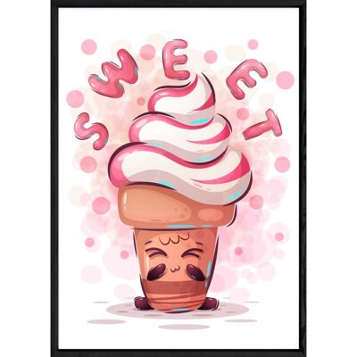 Tableau nourriture glace – 23x32 4404