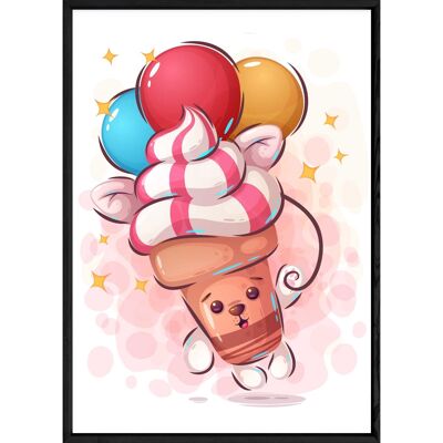 Ice cream food chart – 23x32 4300