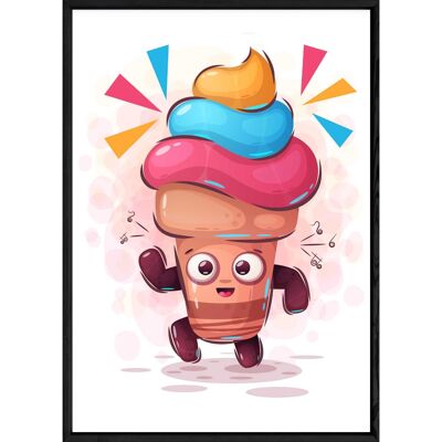Ice cream food chart – 23x32 4343