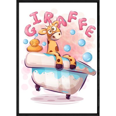 Giraffe animal painting – 23x32 4194