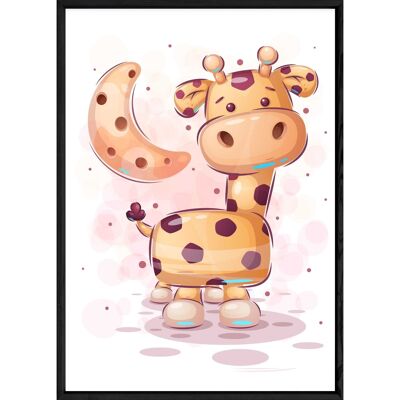 Giraffe animal painting – 23x32 4395