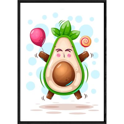 Dipinto di frutta avocado – 23x32 4023