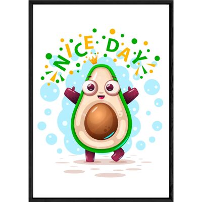 Dipinto di frutta avocado – 23x32 3871