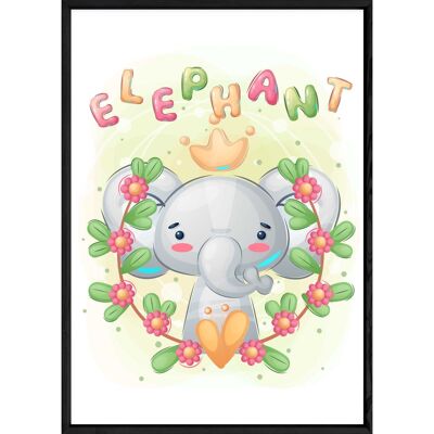 Pittura animale elefante – 23x32 4505