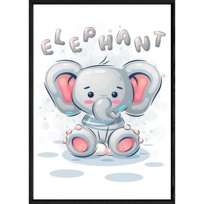 Pittura animale elefante – 23x32 4265