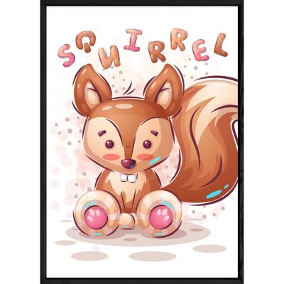 Eichhörnchen Tiermalerei – 23x32 4567
