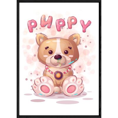 Tableau animal chien – 23x32 4263