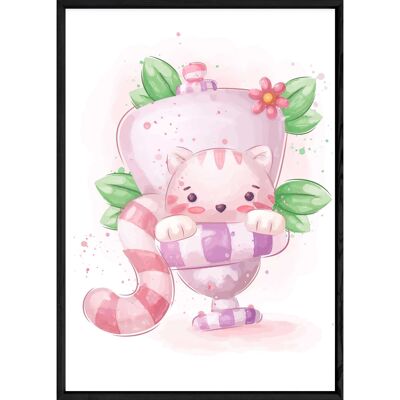 Cat animal painting – 23x32 4672