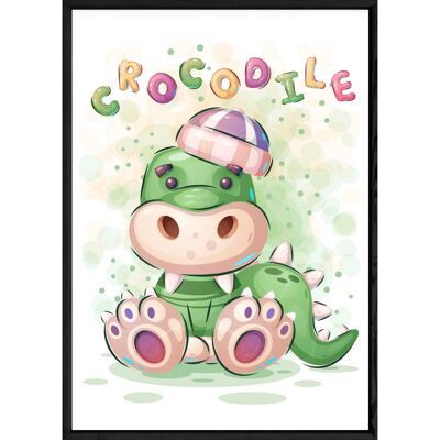 Crocodile animal painting – 23x32 4504