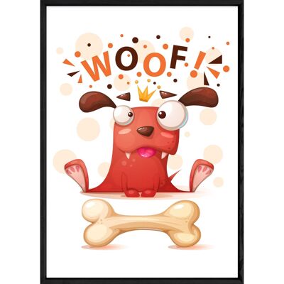 Animal painting dog – 23x32 3705