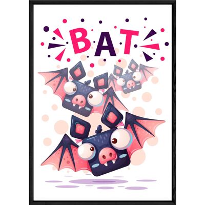 Bat animal painting – 23x32 3883