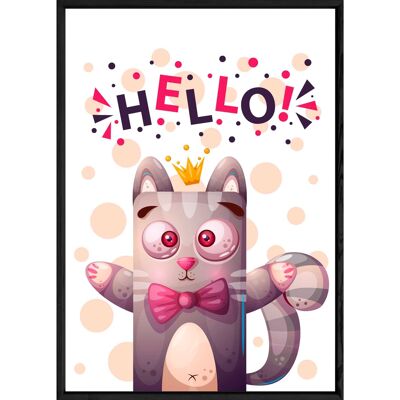 Tableau animal chat – 23x32 3837