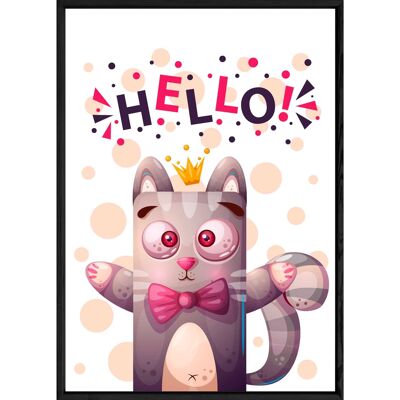 Cat animal painting – 23x32 3837