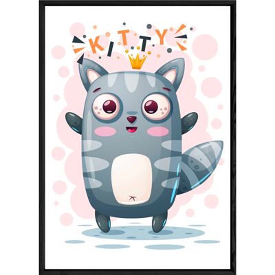 Cat animal painting – 23x32 4138