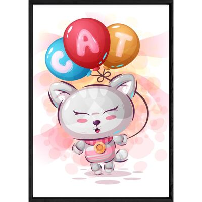 Cat animal painting – 23x32 4479