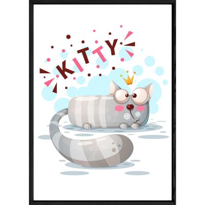 Cat animal painting – 23x32 3794