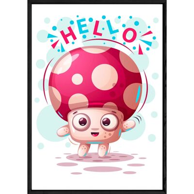 Mushroom vegetable board – 23x32 3990