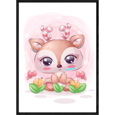 Deer animal painting – 23x32 21271512