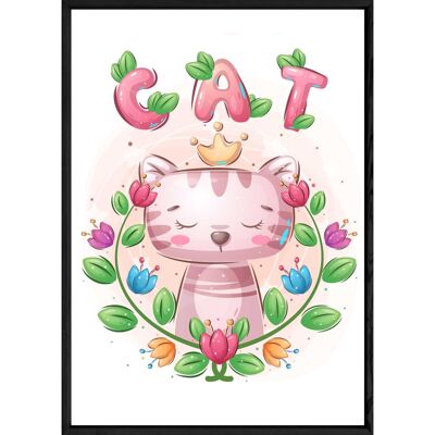 Cat animal painting – 23x32 4402