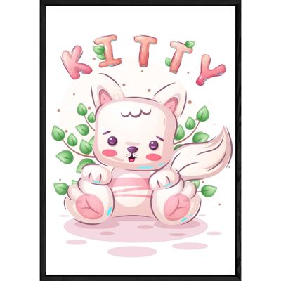 Cat animal painting – 23x32 4930