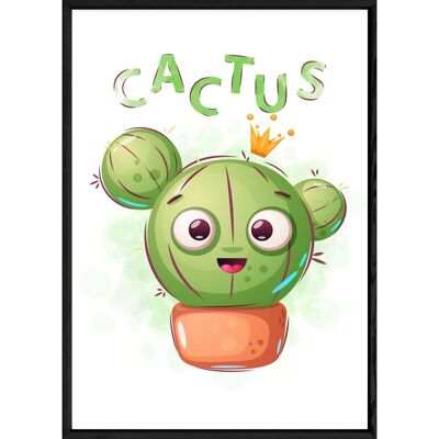 Pittura di piante di cactus – 23x32 4198