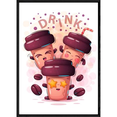 Coffee drink chart – 23x32 4274