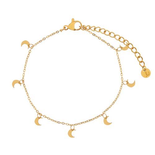 Bracelet a lot of moons - adult - gold