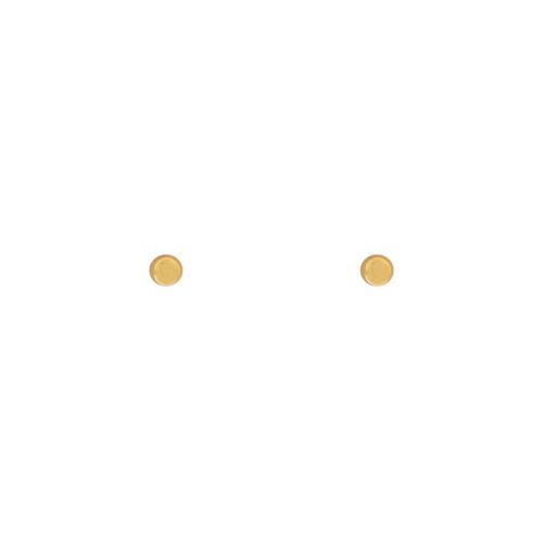 Stud earrings dot - gold