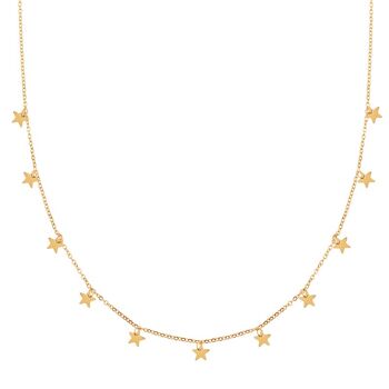 COLLIER BEAUCOUP D'ÉTOILES - ADULTE - OR