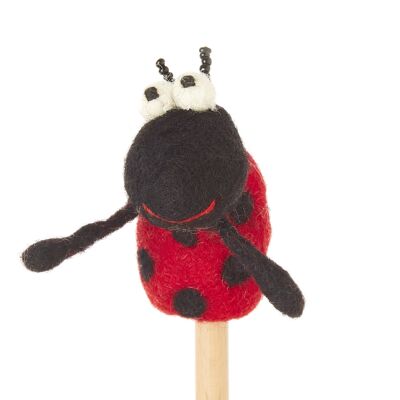 Finger puppet ladybug