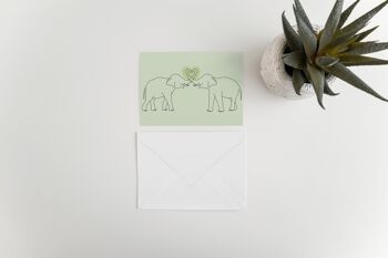 Cartes de voeux d'animaux minimalistes 4