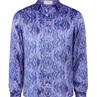 Hypnotic purple silk shirt