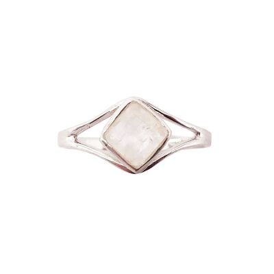 Moonstone Ring "Elisabeth" - 925 Silver