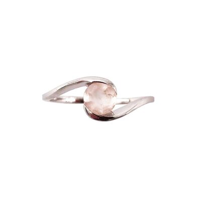 Bague Quartz rose "Doriane" - Argent 925