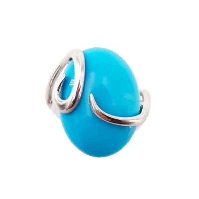 "Ocean" Turquoise Ring - 925 Silver