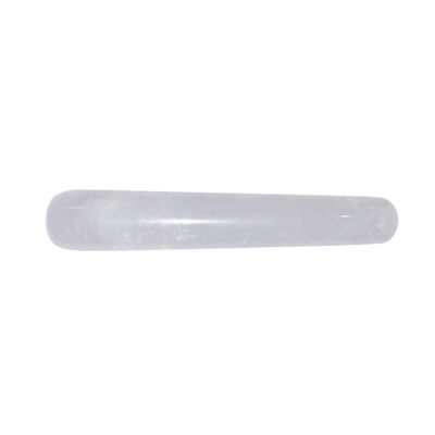 Rock crystal massage stick