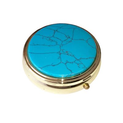 Pill Box - Blue Howlite