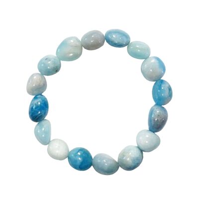 Aquamarin-Armband - Nugget-Steine