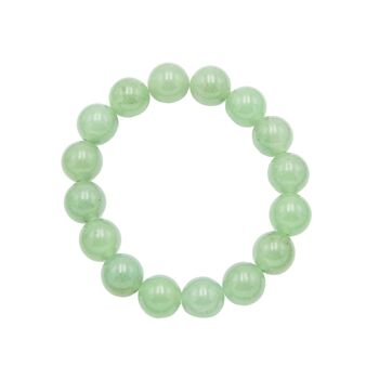 Bracelet Aventurine - Pierres boules 12mm - 20 cm- Fermoir or 1